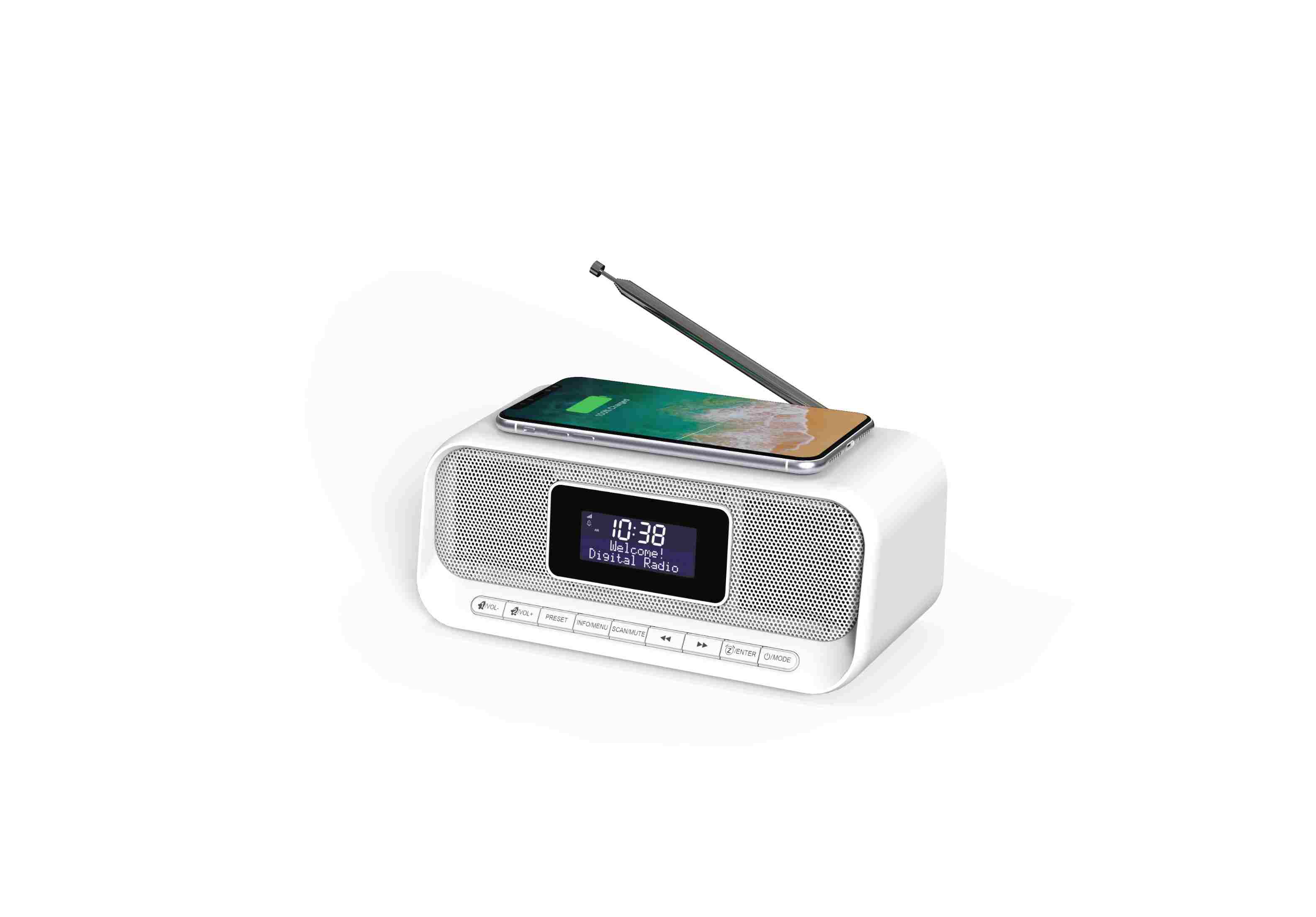 Wireless Charging DAB/FM Clock Radio-YM607DAB